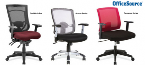 Office Source Chairs Mesh