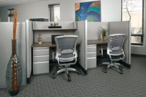 small side by side cubicles