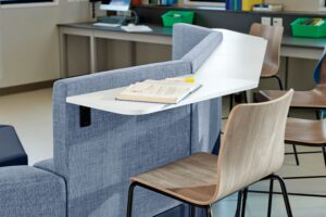 multipurpose seating with desk tabletop for classrooms