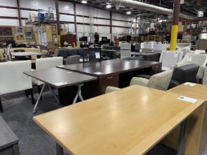 used desks at pvi office furniture superstore in frederick