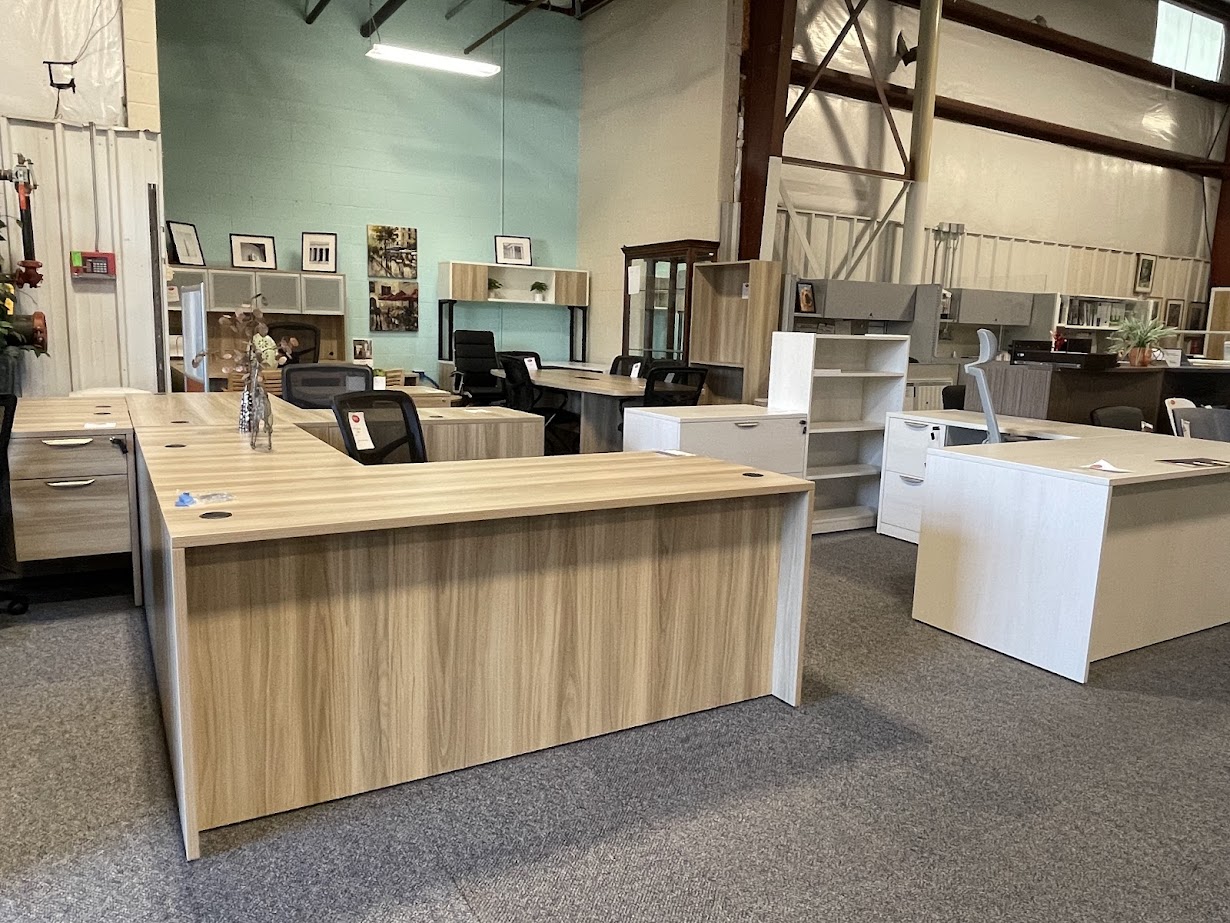 wide selection of desks and office chairs at the PVI office furniture showroom