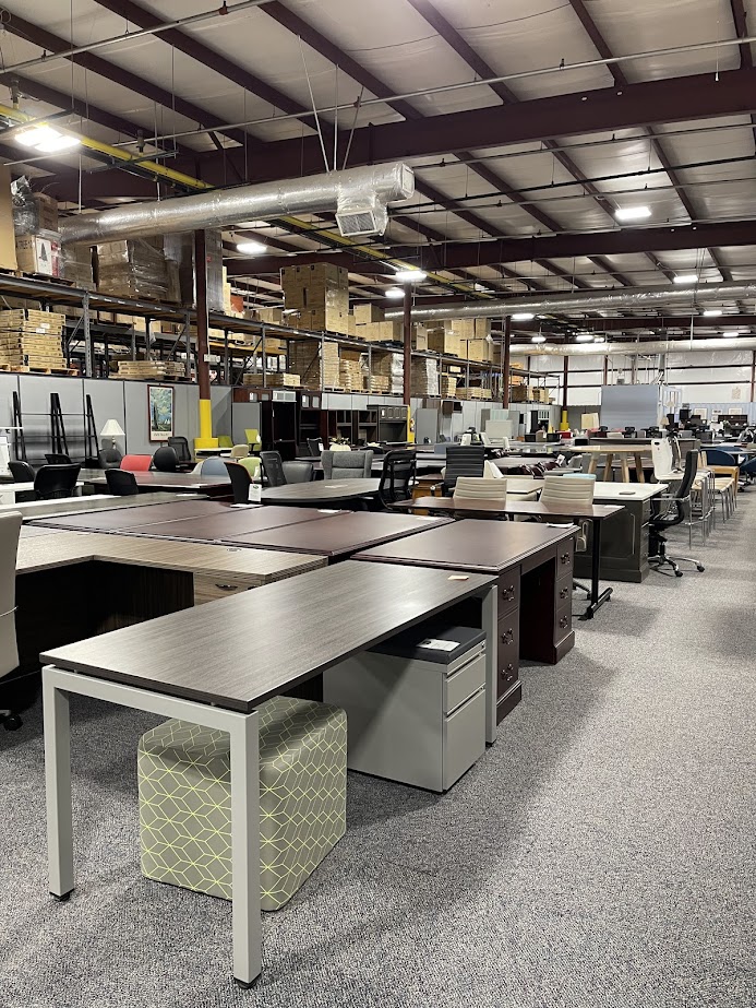 used desks in many sizes and styles