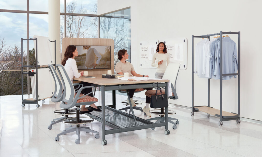 office furniture for collaborative work areas